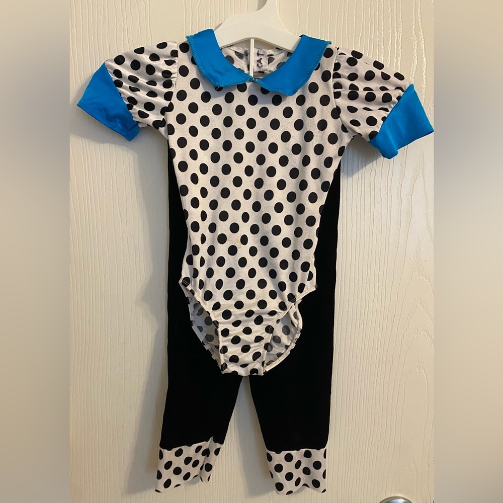Art stone polka dot pants jazz tap costume